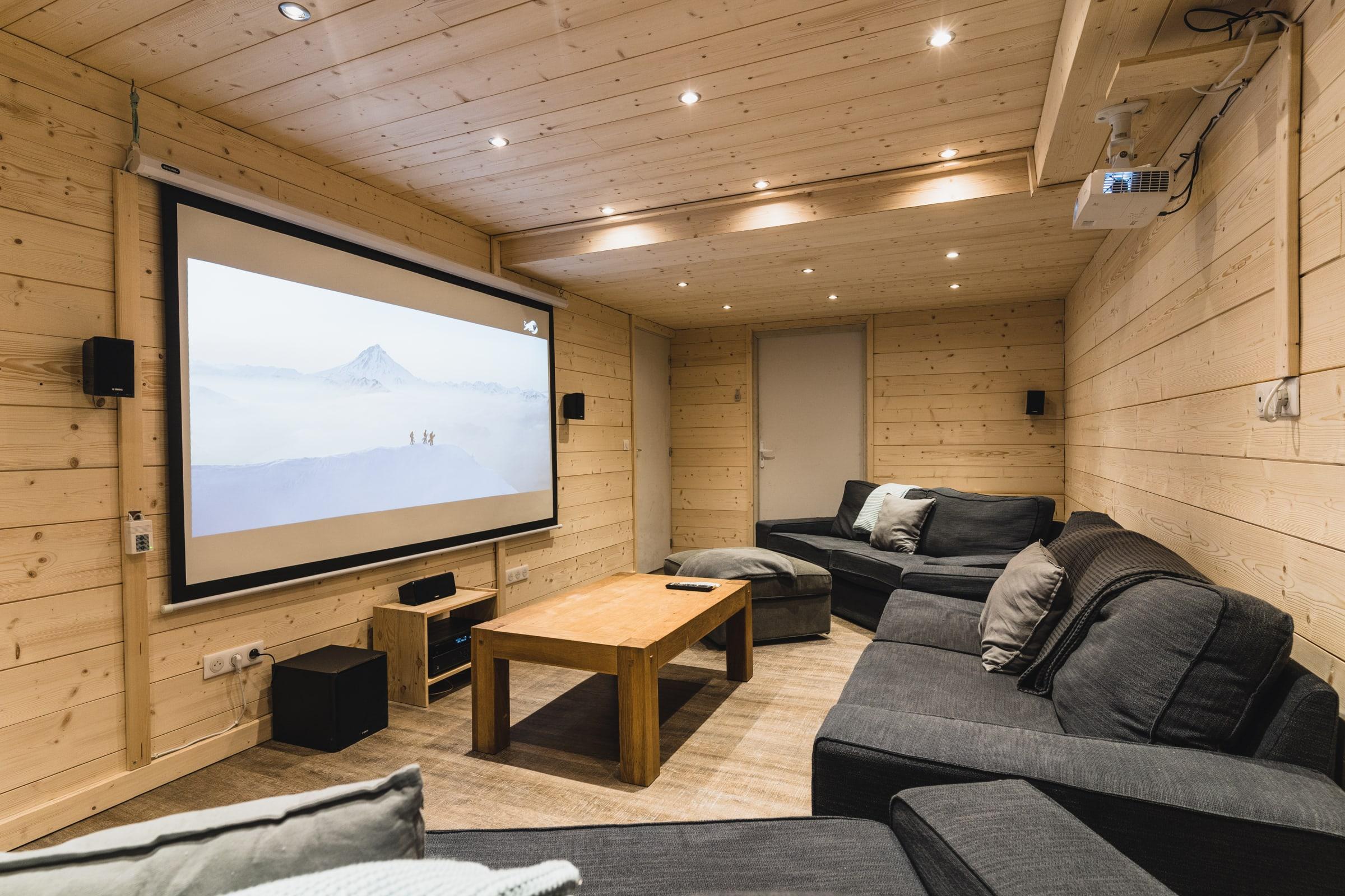 salle cinéma chalet Matterhorn