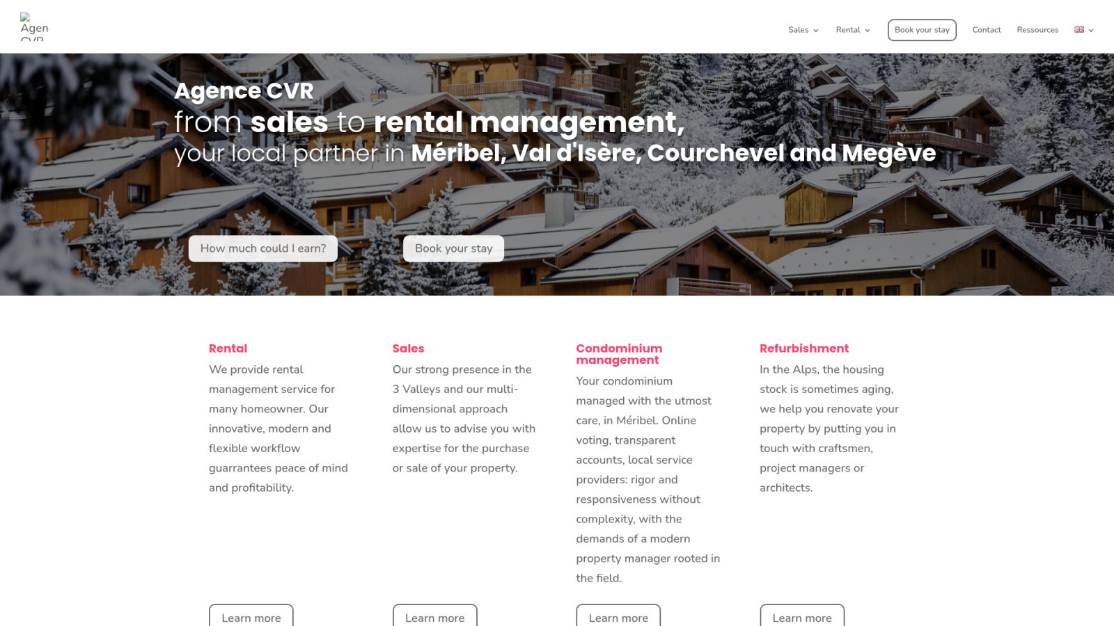 Expertise de l'Agence CVR pour une gestion haut de gamme
