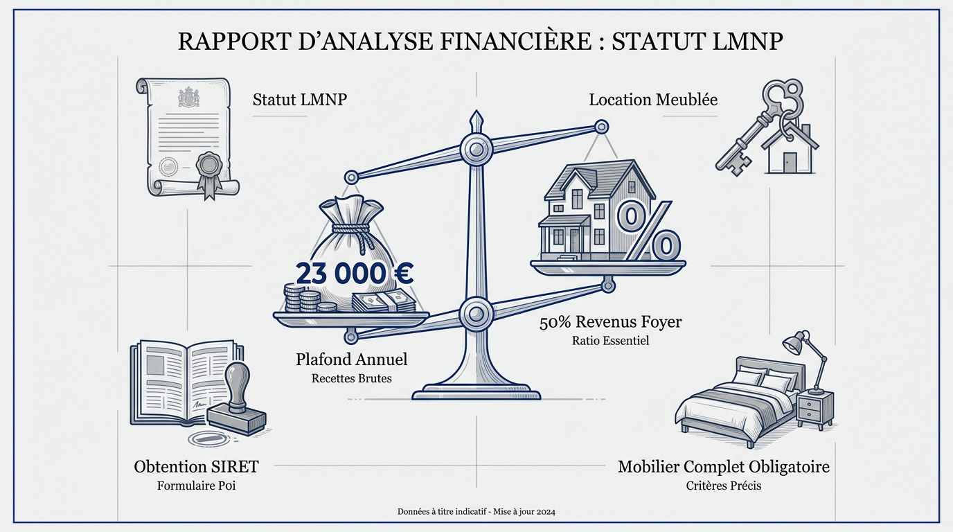 Analyse financière et rentabilité d'un achat immobilier sous le statut LMNP