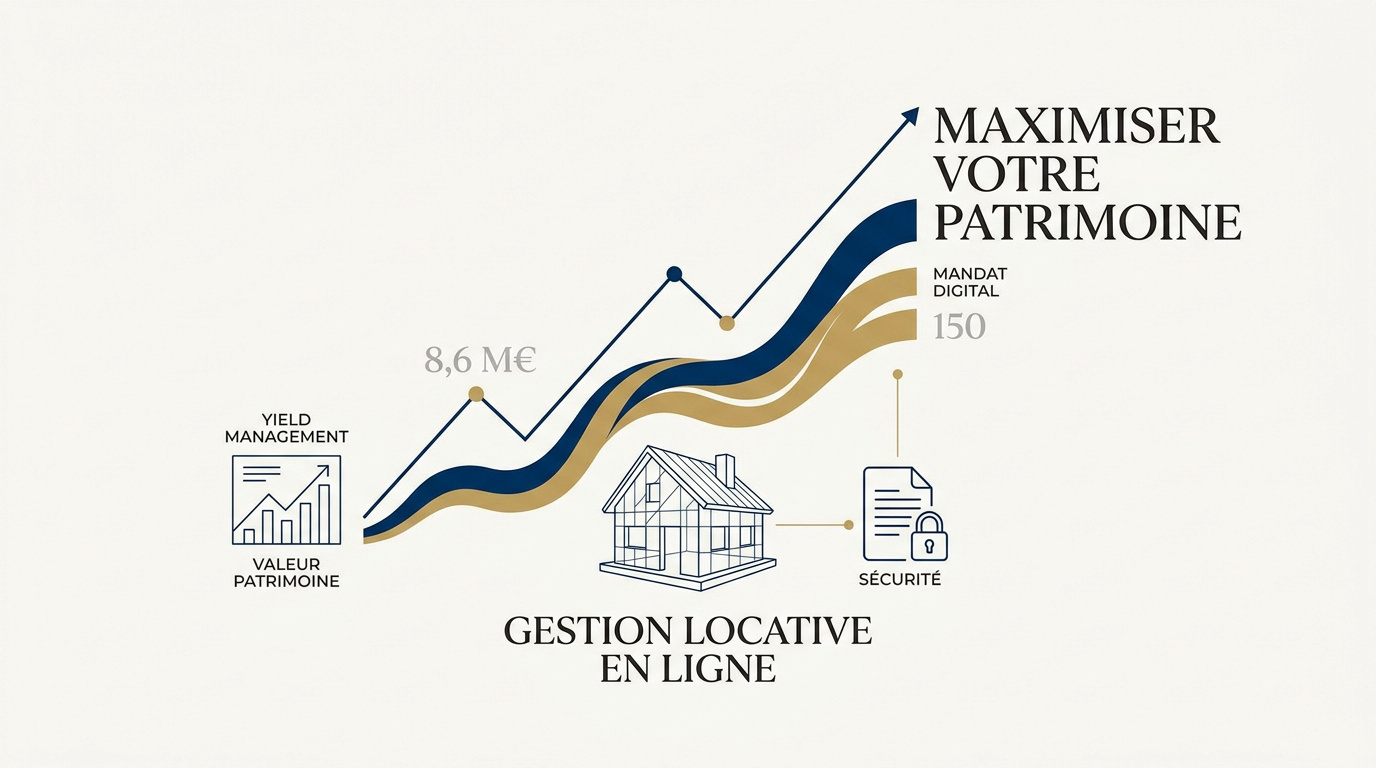 Interface digitale de gestion locative haut de gamme