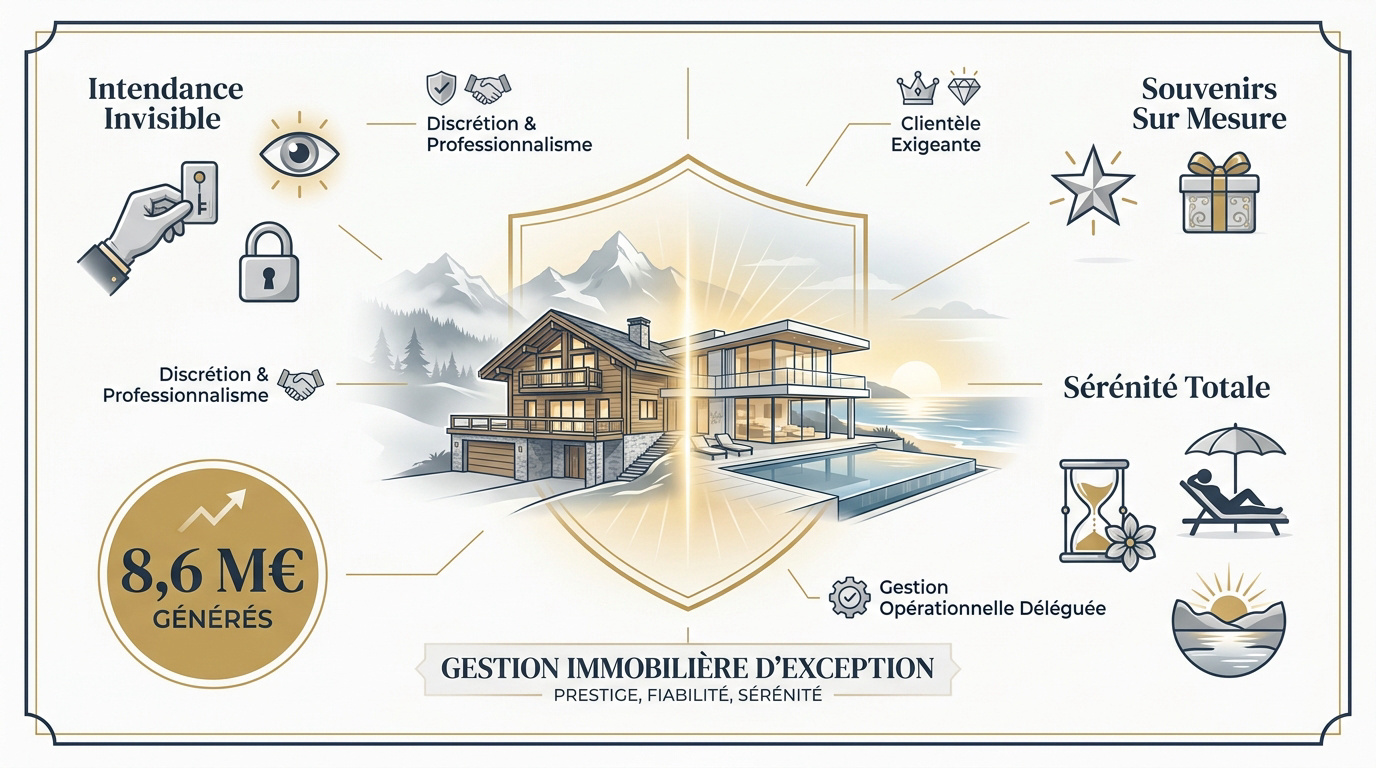 Gestion immobilière d'exception et conciergerie de luxe à Méribel